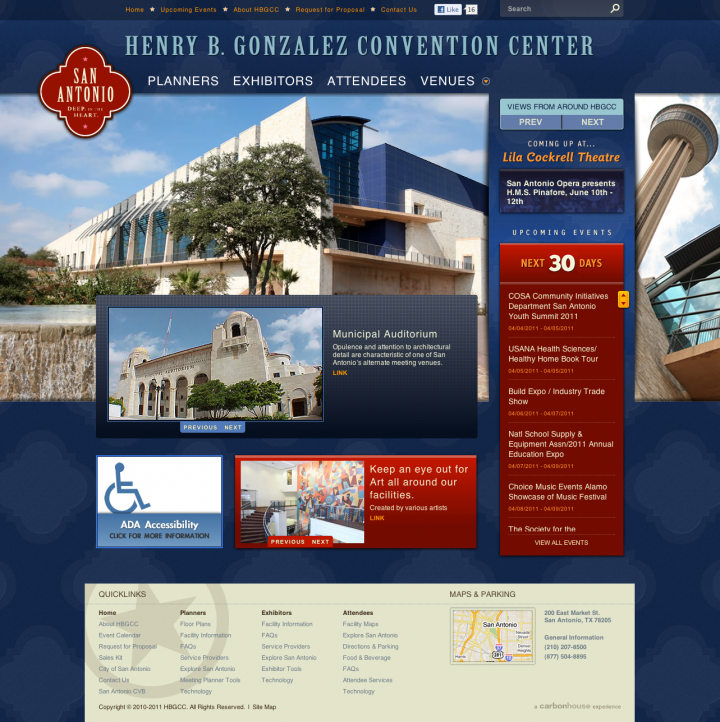 San Antonio Convention Center -- Home