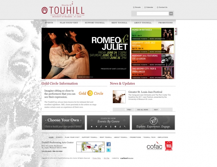 Touhill Performing Arts Center -- Home